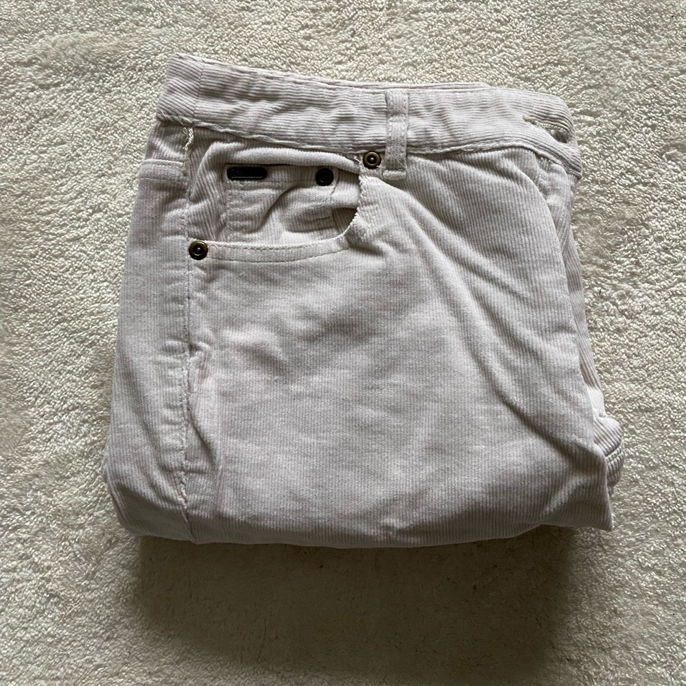 beige corduroy pants